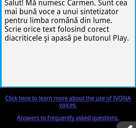 Cum poți instala Ivona "text în vorbire" în limba română